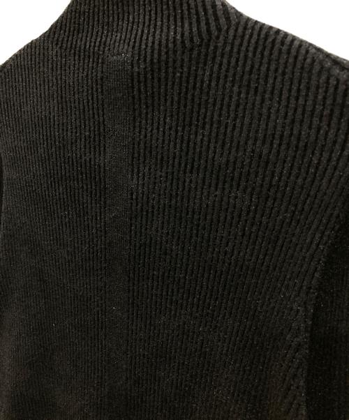 CFCL（シーエフシーエル）CFCL (シーエフシーエル) PORTRAIT VELVET MOCKNECK TOP(ポートレート ベルベット モックネック トップ) ブラック サイズ:3の古着・服飾アイテム