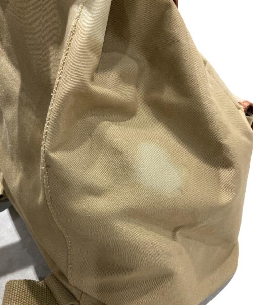 POLO RALPH LAUREN（ポロ・ラルフローレン）POLO RALPH LAUREN (ポロ・ラルフローレン) 巾着キャンバスリュック ベージュの古着・服飾アイテム