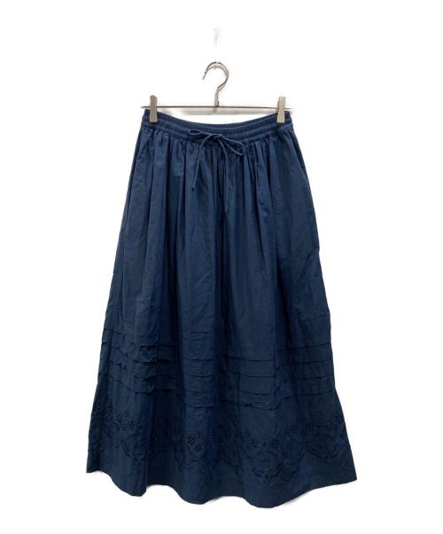 DAMSON MADDER.（ダムソンマーダー）DAMSON MADDER. (ダムソンマーダー) ロングスカート ネイビー サイズ:10の古着・服飾アイテム