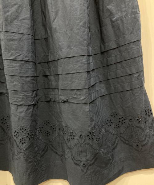 DAMSON MADDER.（ダムソンマーダー）DAMSON MADDER. (ダムソンマーダー) ロングスカート ネイビー サイズ:10の古着・服飾アイテム