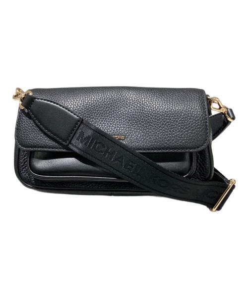 MICHAEL KORS（マイケル・コース）MICHAEL KORS (マイケル・コース) JET SET TRAVEL SM FLP XBDY W ブラックの古着・服飾アイテム