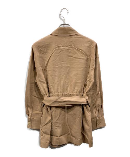 ANAYI（アナイ）ANAYI (アナイ) ツイルサファリシャツジャケット ブラウン サイズ:34の古着・服飾アイテム