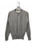 JOHN SMEDLEY（ジョンスメドレー）の古着「Vガゼット クルーネック ニット」｜グレー