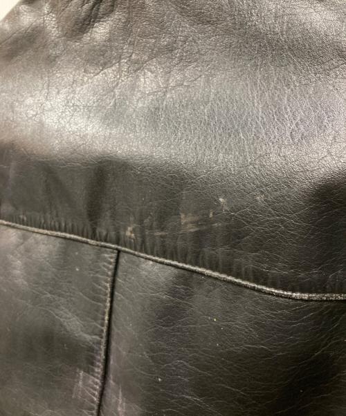 INTERSTATE LEATHERS（インターステート・レザーズ）INTERSTATE LEATHERS (インターステート・レザーズ) ライダースジャケット ブラック サイズ:38の古着・服飾アイテム