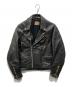 INTERSTATE LEATHERS（インターステート・レザーズ）の古着「ライダースジャケット」｜ブラック