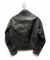 INTERSTATE LEATHERS (インターステート・レザーズ) ライダースジャケット ブラック サイズ:38：30000円