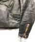 中古・古着 INTERSTATE LEATHERS (インターステート・レザーズ) ライダースジャケット ブラック サイズ:38：30000円
