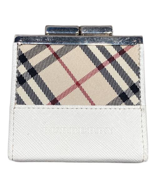 BURBERRY（バーバリー）BURBERRY (バーバリー) ノバチェックコインケース ホワイトの古着・服飾アイテム