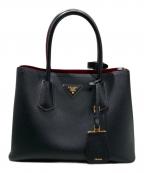 PRADAプラダ）の古着「ドゥーブレスモールバッグ」｜ブラック