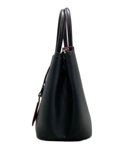 PRADA（プラダ）PRADA (プラダ) ドゥーブレスモールバッグ ブラックの古着・服飾アイテム