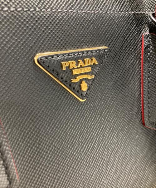 PRADA（プラダ）PRADA (プラダ) ドゥーブレスモールバッグ ブラックの古着・服飾アイテム