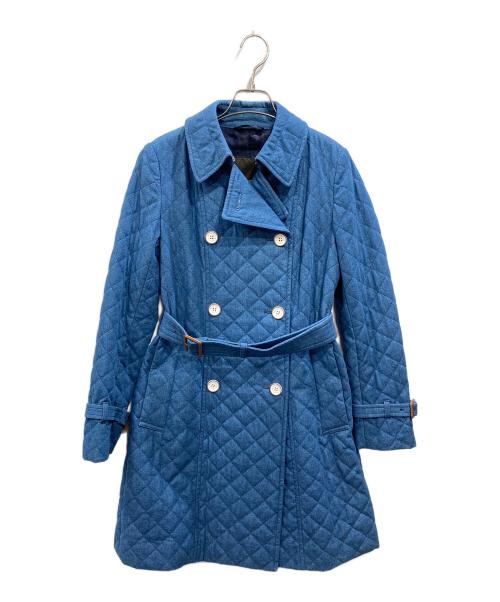 MACKINTOSH LONDON（マッキントッシュ ロンドン）MACKINTOSH LONDON (マッキントッシュ ロンドン) デニムキルティングコート ブルー サイズ:38の古着・服飾アイテム