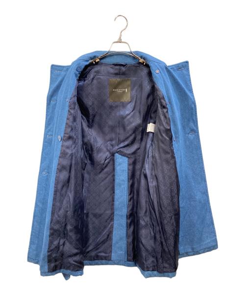 MACKINTOSH LONDON（マッキントッシュ ロンドン）MACKINTOSH LONDON (マッキントッシュ ロンドン) デニムキルティングコート ブルー サイズ:38の古着・服飾アイテム