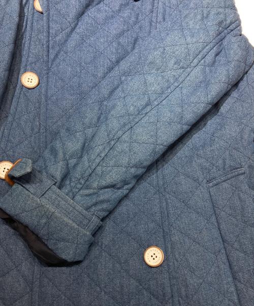 MACKINTOSH LONDON（マッキントッシュ ロンドン）MACKINTOSH LONDON (マッキントッシュ ロンドン) デニムキルティングコート ブルー サイズ:38の古着・服飾アイテム