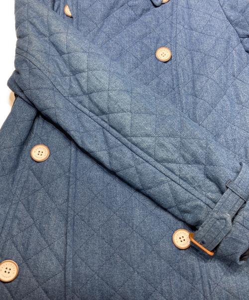 MACKINTOSH LONDON（マッキントッシュ ロンドン）MACKINTOSH LONDON (マッキントッシュ ロンドン) デニムキルティングコート ブルー サイズ:38の古着・服飾アイテム
