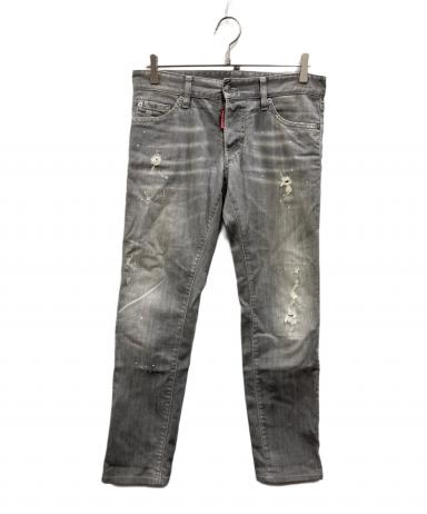 中古・古着通販】DSQUARED2 (ディースクエアード) デニムパンツ グレー