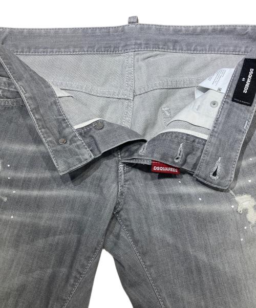 DSQUARED2（ディースクエアード）DSQUARED2 (ディースクエアード) デニムパンツ グレー サイズ:SIZE 44の古着・服飾アイテム