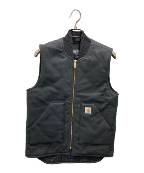 CarHartt（カーハート）CarHartt (カーハート) ダック ジレ ブラック サイズ:Sの古着・服飾アイテム