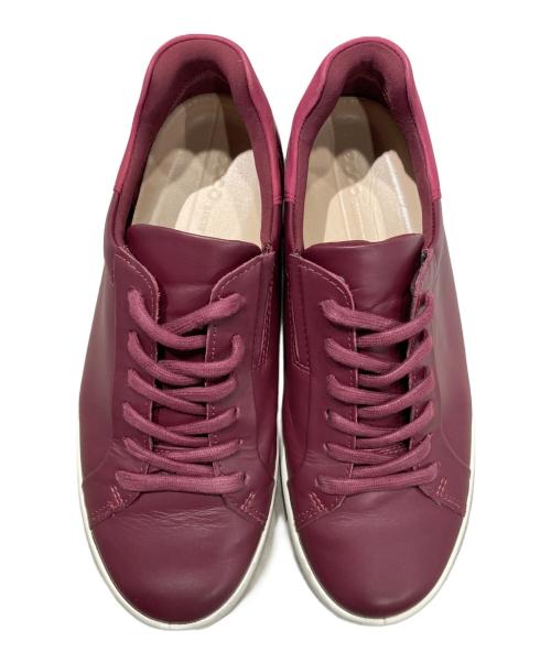 ECCO（エコー）ECCO (エコー) 快適フィット SOFT 7 スニーカー レッド サイズ:SIZE 24.5cmの古着・服飾アイテム