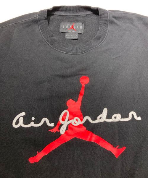 JORDAN（ジョーダン）JORDAN (ジョーダン) ブルックリン メンズ フリース クルーネック スウェットシャツ ブラック サイズ:Mの古着・服飾アイテム