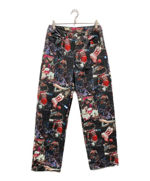 JORDAN（ジョーダン）JORDAN (ジョーダン) J FLT AOP WVN PANT ブラック サイズ:Mの古着・服飾アイテム