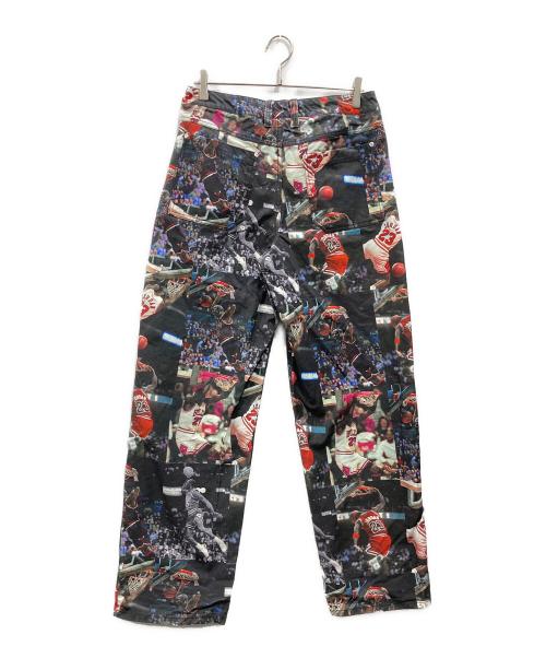 JORDAN（ジョーダン）JORDAN (ジョーダン) J FLT AOP WVN PANT ブラック サイズ:Mの古着・服飾アイテム