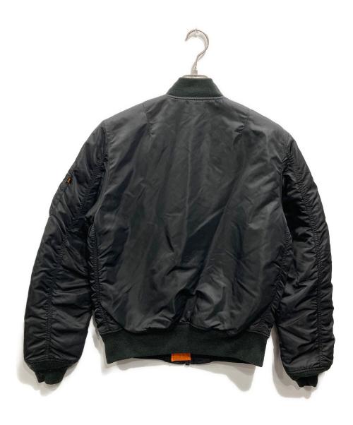 ALPHA（アルファ）ALPHA (アルファ) MA-1ジャケット ブラック サイズ:SIZE Mの古着・服飾アイテム