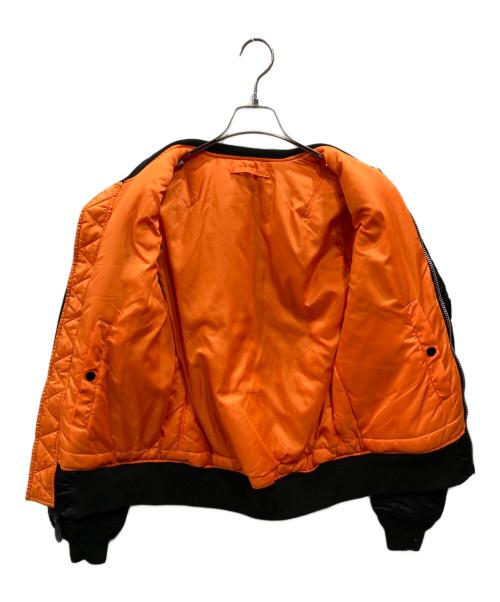 ALPHA（アルファ）ALPHA (アルファ) MA-1ジャケット ブラック サイズ:SIZE Mの古着・服飾アイテム