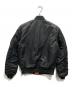 ALPHA (アルファ) MA-1ジャケット ブラック サイズ:SIZE M：5000円