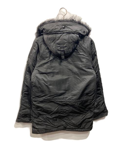 ALPHA（アルファ）ALPHA (アルファ) N-3Bタイプコート ブラック サイズ:MEDIUMの古着・服飾アイテム