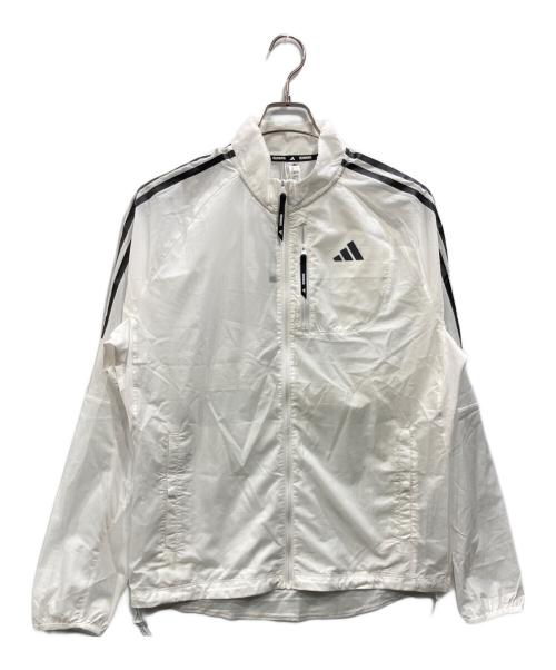 adidas（アディダス）adidas (アディダス) ナイロンジャケット ホワイト サイズ:Lの古着・服飾アイテム