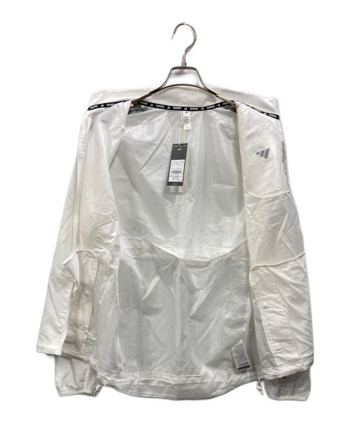 adidas（アディダス）adidas (アディダス) ナイロンジャケット ホワイト サイズ:Lの古着・服飾アイテム