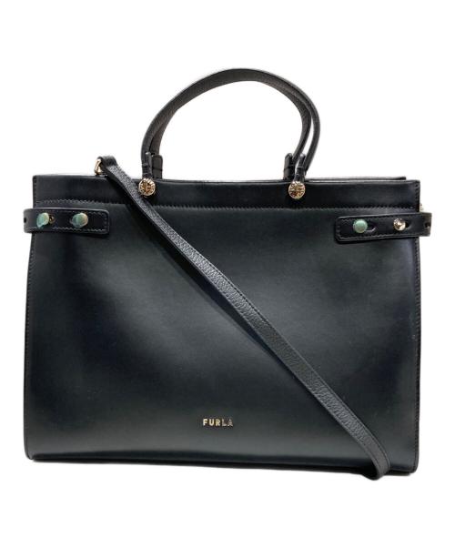 FURLA（フルラ）FURLA (フルラ) LADY M L TOTE ブラックの古着・服飾アイテム