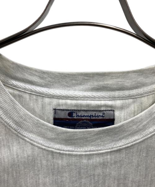 Champion REVERSE WEAVE（チャンピオン リバース ウィーブ）Champion REVERSE WEAVE (チャンピオン リバース ウィーブ) カレッジロゴクルーネックスウェット グレー サイズ:XXLの古着・服飾アイテム
