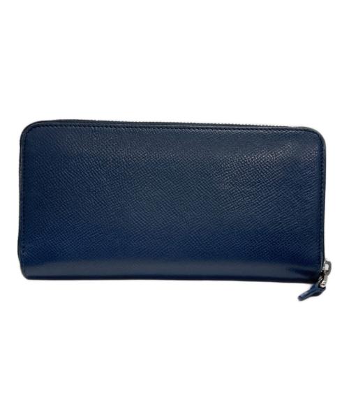 dunhill（ダンヒル）dunhill (ダンヒル) 長財布 ネイビーの古着・服飾アイテム
