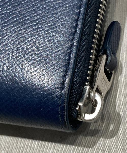 dunhill（ダンヒル）dunhill (ダンヒル) 長財布 ネイビーの古着・服飾アイテム