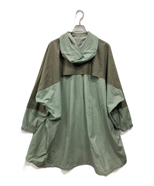 THE NORTH FACE（ザ ノース フェイス）THE NORTH FACE (ザ ノース フェイス) ハイベント フード付き タグアンポンチョコート グリーン サイズ:WMの古着・服飾アイテム