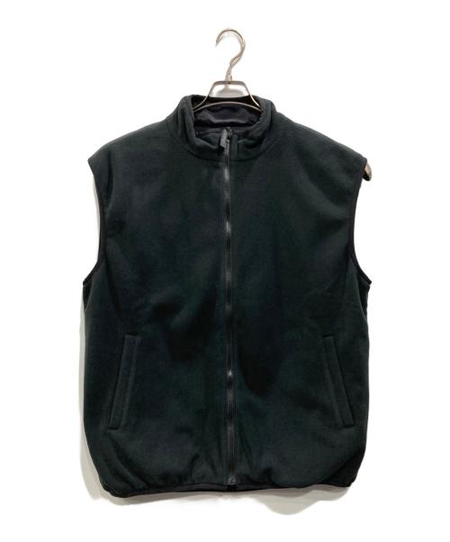 GRAMICCI（グラミチ）GRAMICCI (グラミチ) リバーシブル フリースベスト ブラック サイズ:Lの古着・服飾アイテム