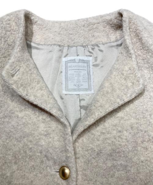 BEARDSLEY（ビアズリー）BEARDSLEY (ビアズリー) ノーカラージャケット ベージュ サイズ:Fの古着・服飾アイテム