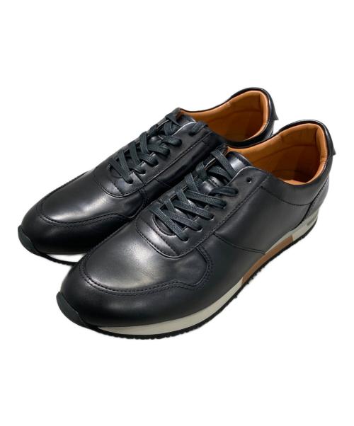 GIRO（ジロ）GIRO (ジロ) レザースニーカー ブラック サイズ:26.5の古着・服飾アイテム