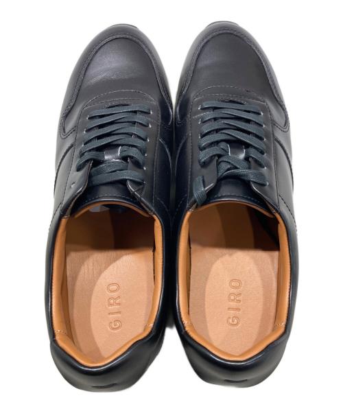 GIRO（ジロ）GIRO (ジロ) レザースニーカー ブラック サイズ:26.5の古着・服飾アイテム