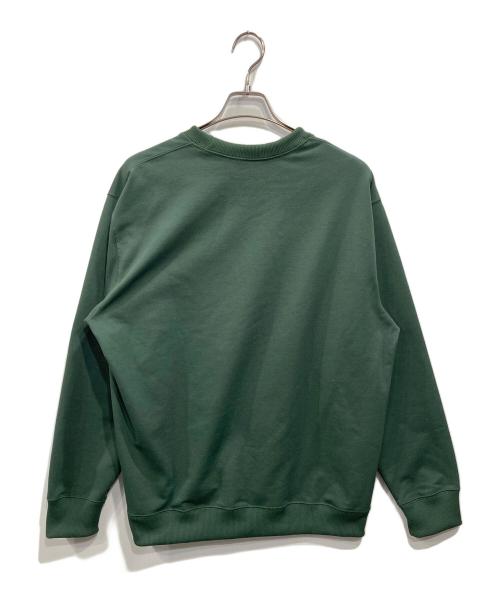 THE NORTH FACE（ザ ノース フェイス）THE NORTH FACE (ザ ノース フェイス) スモールロゴヘザースウェットクルー グリーン サイズ:Lの古着・服飾アイテム
