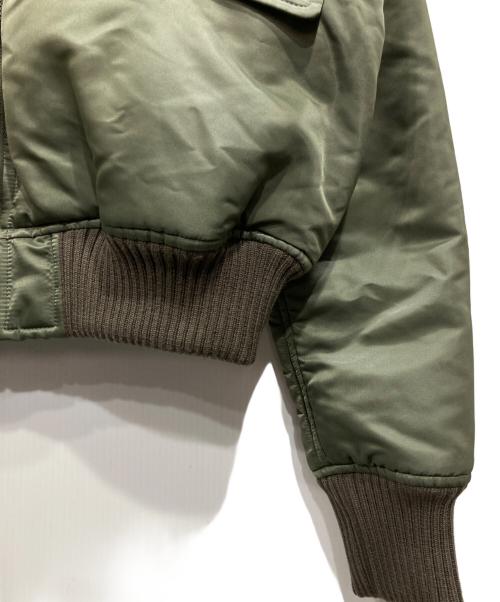 MADISON BLUE（マディソンブルー）MADISON BLUE (マディソンブルー) COMPACT MA-1 カーキ サイズ:01の古着・服飾アイテム