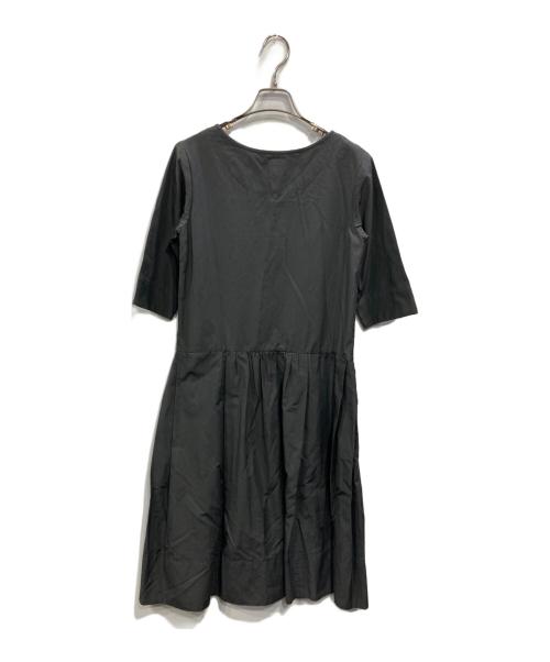 MARGARET HOWELL（マーガレットハウエル）MARGARET HOWELL (マーガレットハウエル) ブラウスワンピース ブラック サイズ:SIZE 2の古着・服飾アイテム