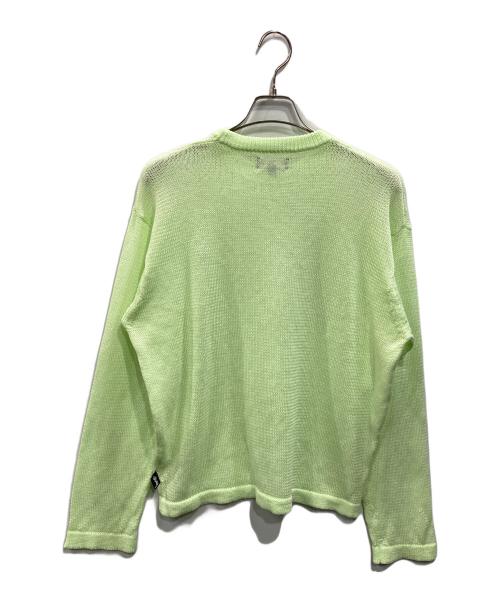 stussy（ステューシー）stussy (ステューシー) Light Sensitive sweater 黄緑 サイズ:Mの古着・服飾アイテム