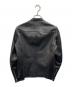 LIDnM (リドム) ライダースジャケット ブラック サイズ:M：6000円