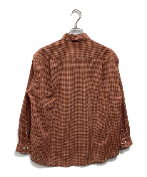 YOKE（ヨーク）YOKE (ヨーク) OVERSIED CHECK SHIRTS ブラウン サイズ:Sの古着・服飾アイテム