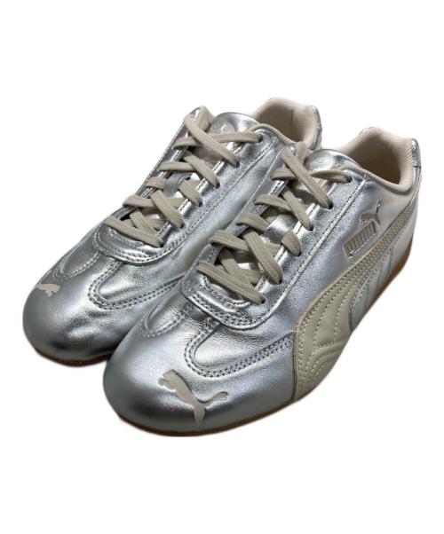 PUMA（プーマ）PUMA (プーマ) ローカットスニーカー シルバー サイズ:SIZE 24cmの古着・服飾アイテム