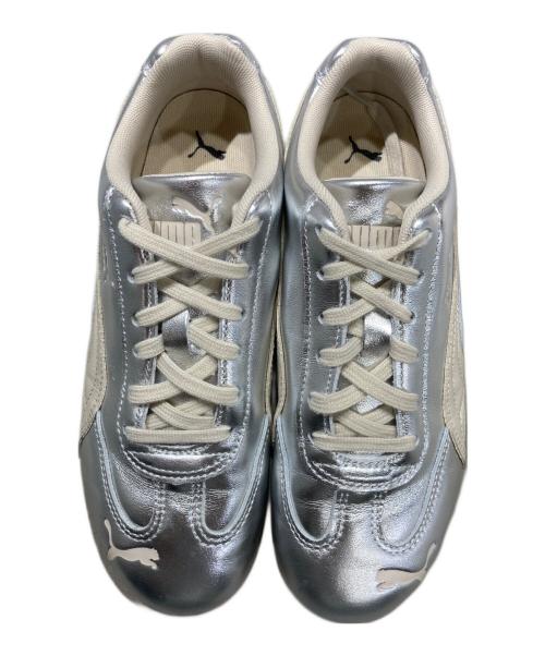PUMA（プーマ）PUMA (プーマ) ローカットスニーカー シルバー サイズ:SIZE 24cmの古着・服飾アイテム