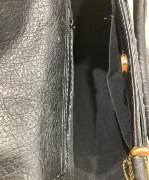NO BRAND（ノーブランド）NO BRAND (ノーブランド) 2WAYバッグ（２ウェイバッグ） ブラックの古着・服飾アイテム